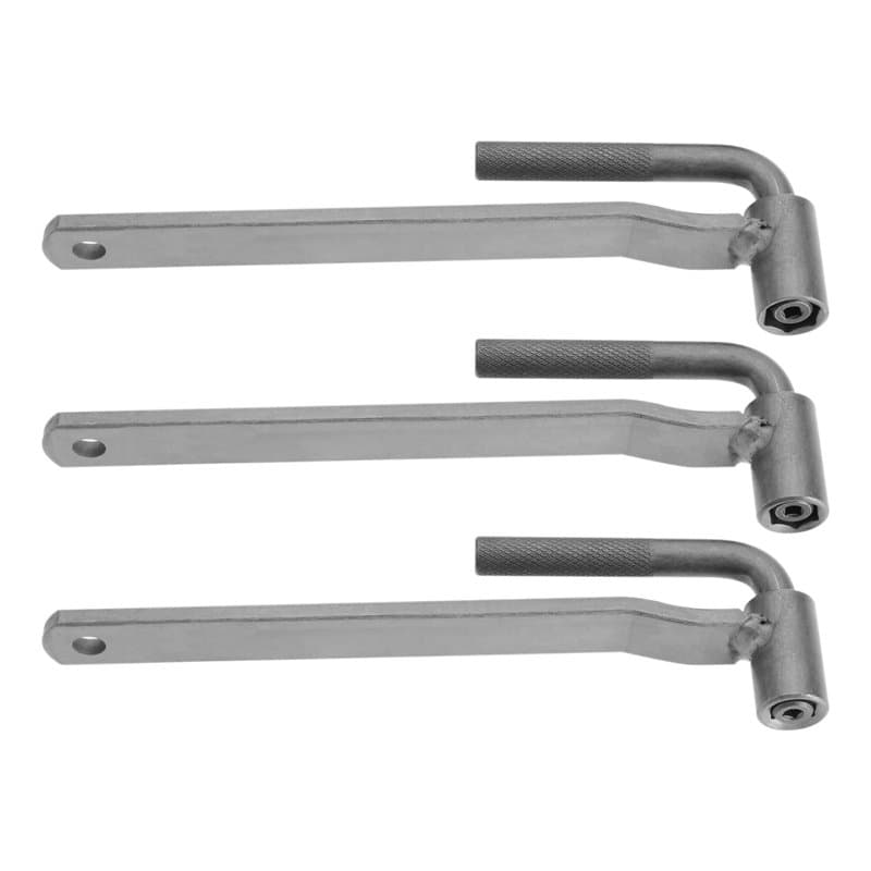 ECSiNG 3pcs Outil de Réglage Soupape de Moteur 8mm 9mm 10mm Hexagone 3.1mm 3mm 3.5mm Trou Carré Moto Moteur Vis Clé Outil de Sou