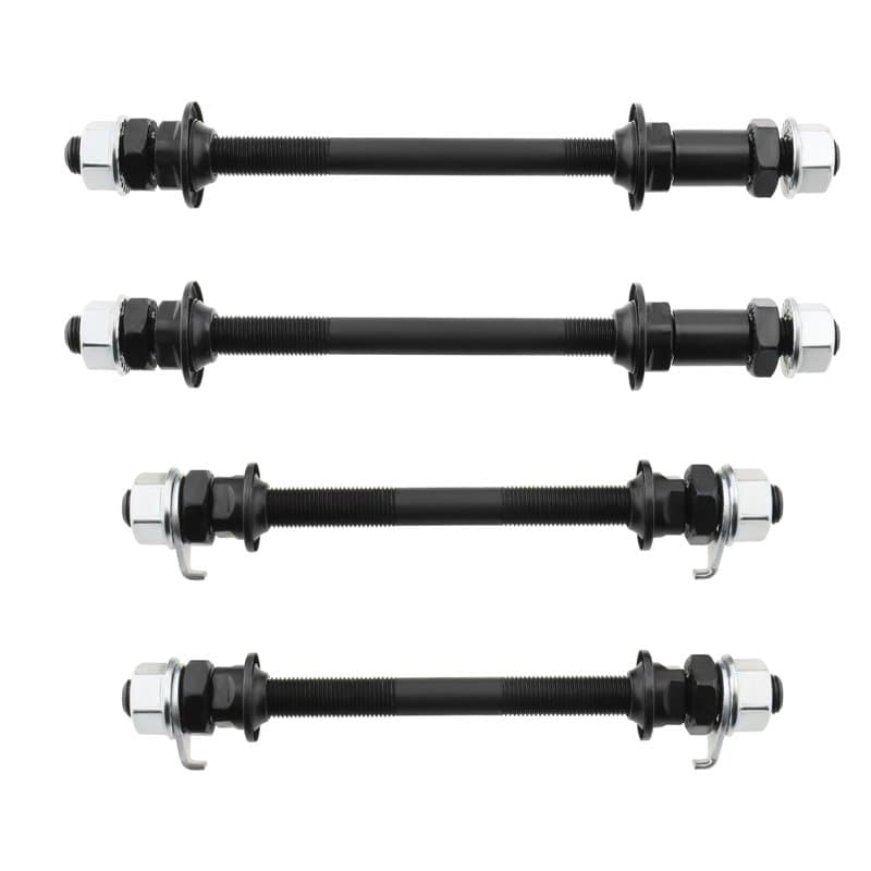 LT Easiyl 4pcs Essieux Solides de Vélo Essieu de Roue Avant Arrière de Vélo Axe de Moyeu de Roue de Vélo Outil de Accessoires po