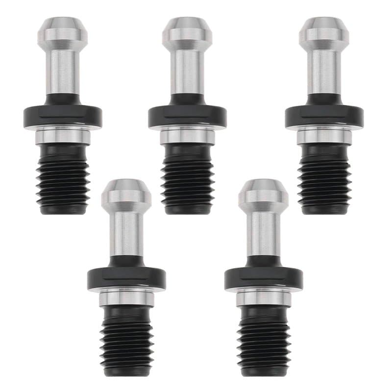 SG Store 5PCS Boutons de Retenue à Goujon de Traction Robuste CAT40 à 45 Degrés Filetage de 0,594 Pouce 5/8-11 Pouces Compatible