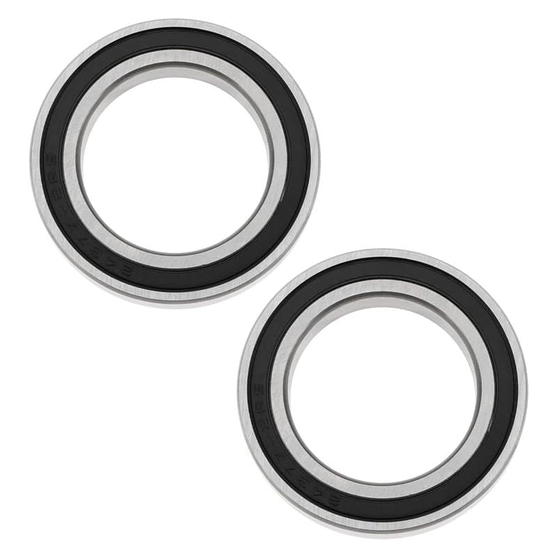 Briny River MR24377-2RS Lot de 2 roulements à billes à rainure profonde pour vélo - 24 x 37 x 7 mm - Double étanchéité - En acie