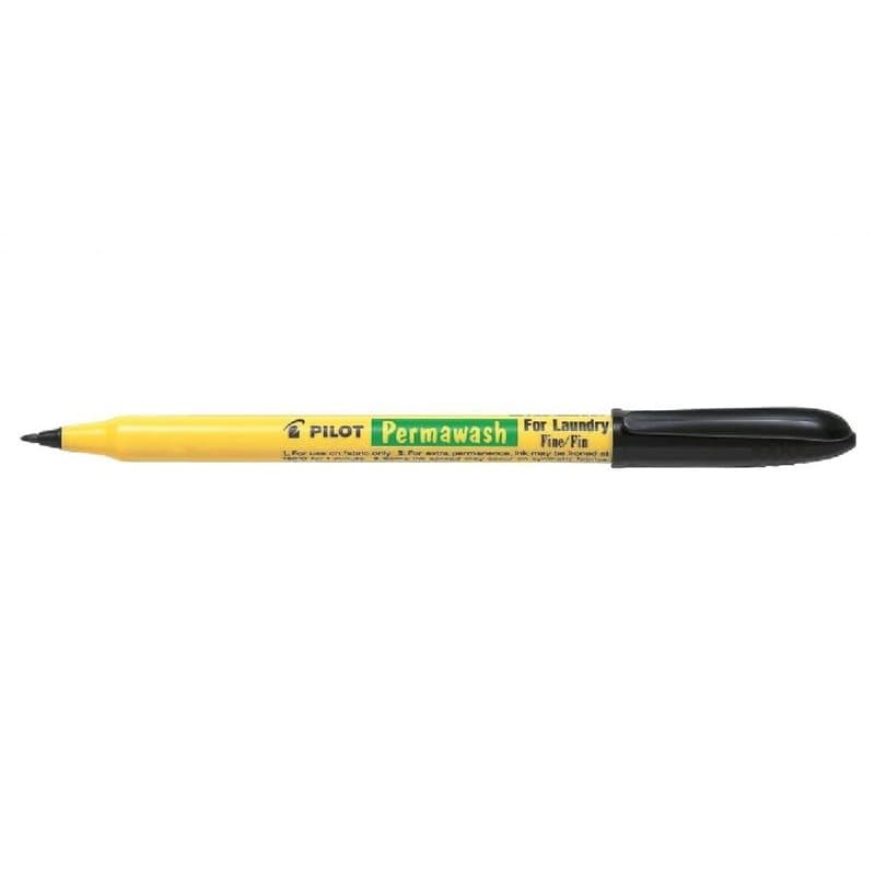 PILOT 98844 Marqueur Laundry tissu Tracé 0,6 mm pointe poly acétate encre base eau