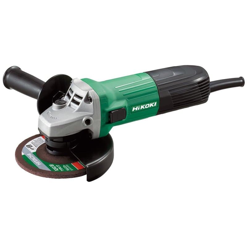 HiKOKI Meuleuse d'angle - 600 W, 125 mm, 11.500 tr/min - Avec protection contre le redémarrage et verrouillage de broche - Idéal