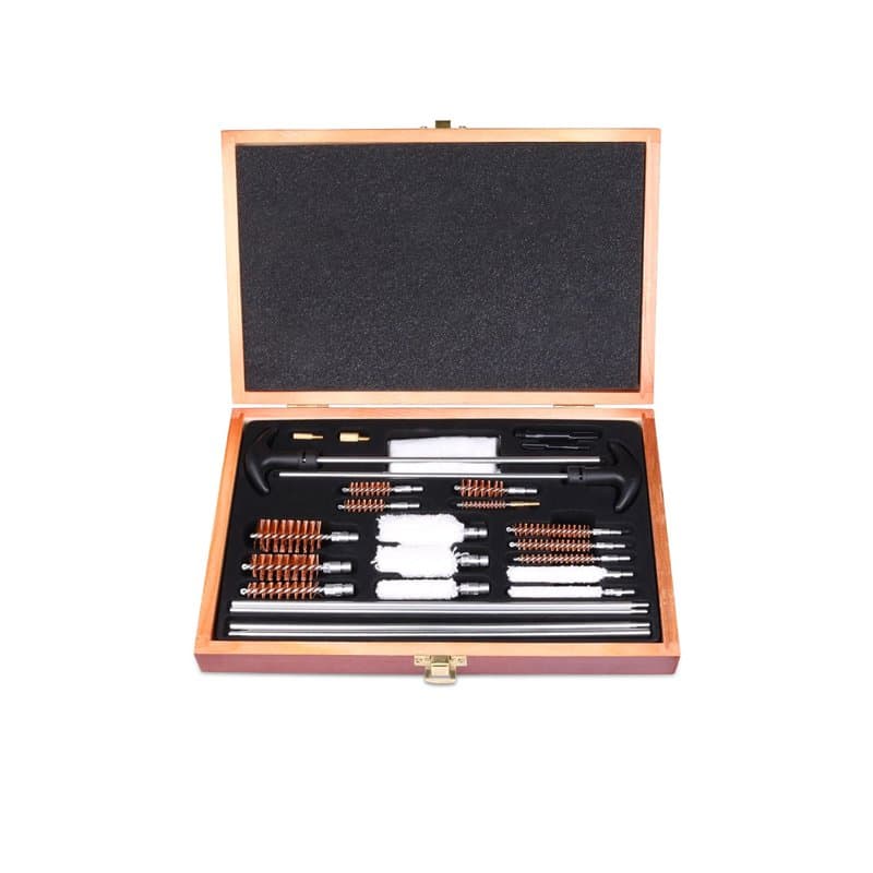 Kit Nettoyage Fusil de Chasse Arme pour Tous Les Calibres, Kit de Nettoyage de Pistolet, 12 28 410 Gauge/.22 .270 .357 .17 .30 C
