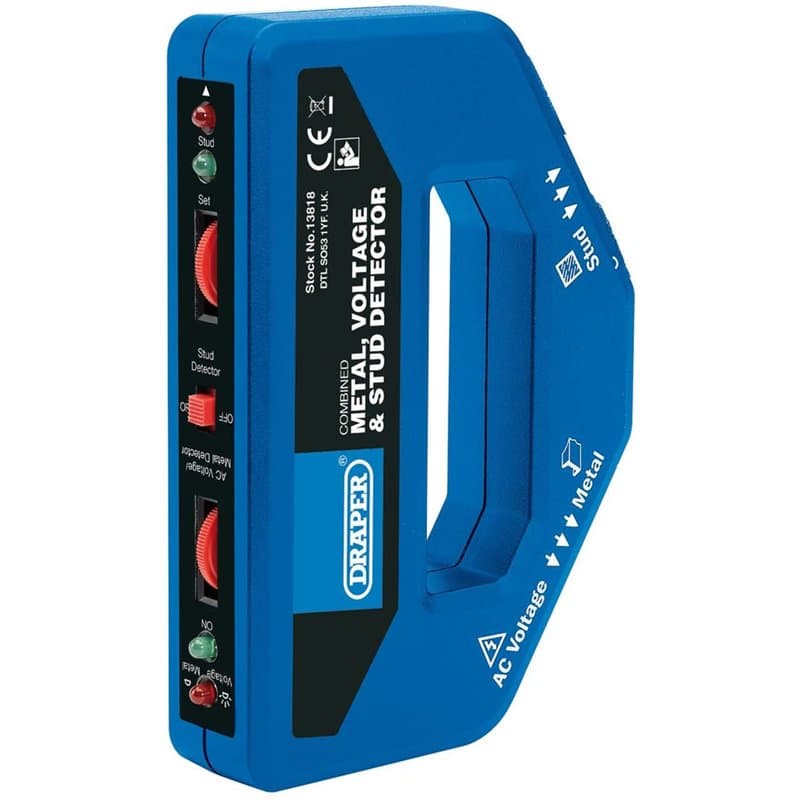 Draper 13818 Détecteur de voltage, métal et bois (Import Grande Bretagne)