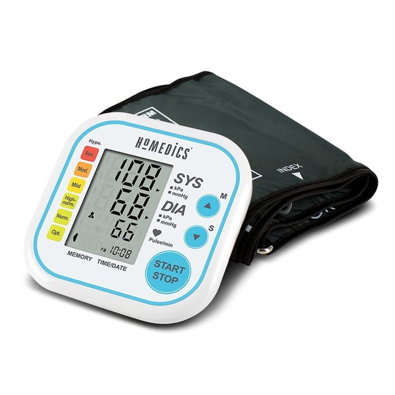 HoMedics Tensiometre bras electronique pour mesurer la Pression Sanguine et de Fréquence Cardiaque - Saturometre Détection aryth