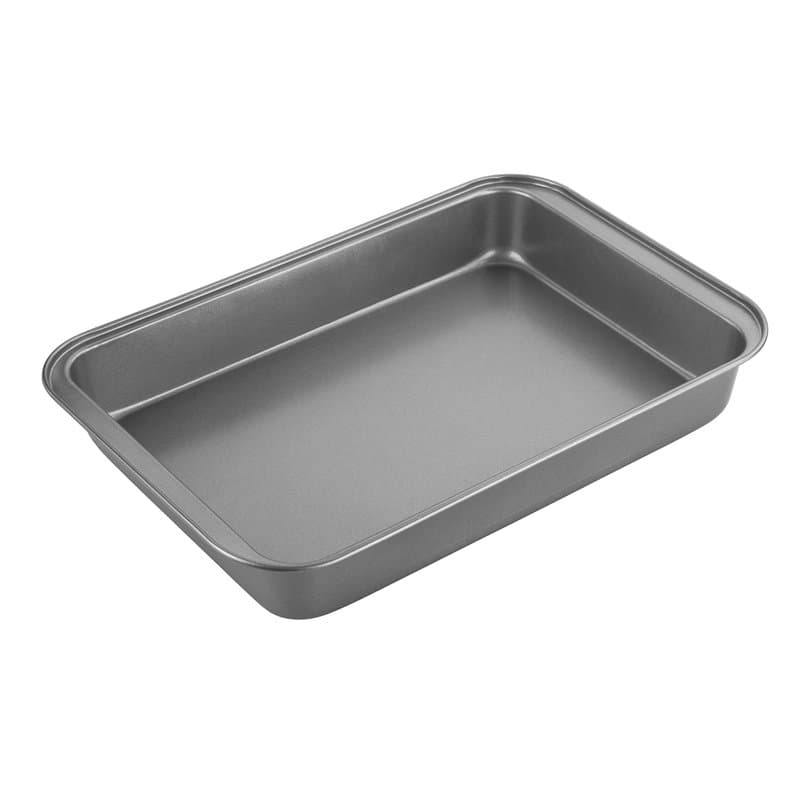 Chef Aid Plat à Rôtir en Acier Antiadhésif, Dimensions Environ 36,5 x 24,5 x 5,5 cm, Bords Hauts, Idéal pour Viandes, Légumes, e