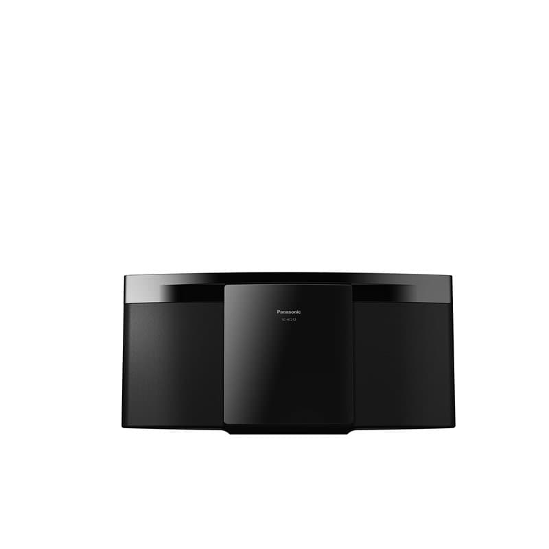 Panasonic SC-HC212EG-K Microchaîne Hi-FI à 2 canaux, 20 W, Radio numérique Dab+, Lecteur CD, Bluetooth, USB, Sons purs et Faible