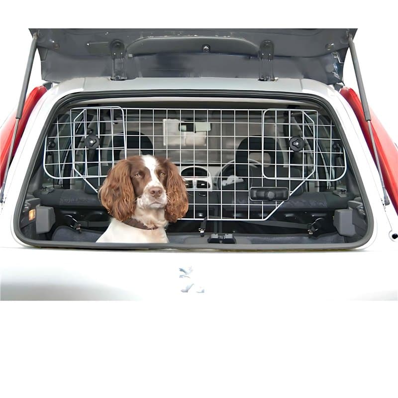 Speedwellstar Grille de Protection pour Chien de Voiture Universelle avec Fixations Solides, Grille de Voyage en Maille pour Ani