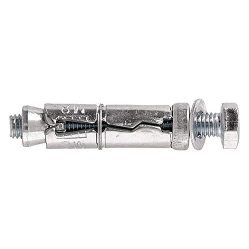 Molly M40610-XJ Boulons à expansion avec vis M6, Gris, Set de 10 Pièces