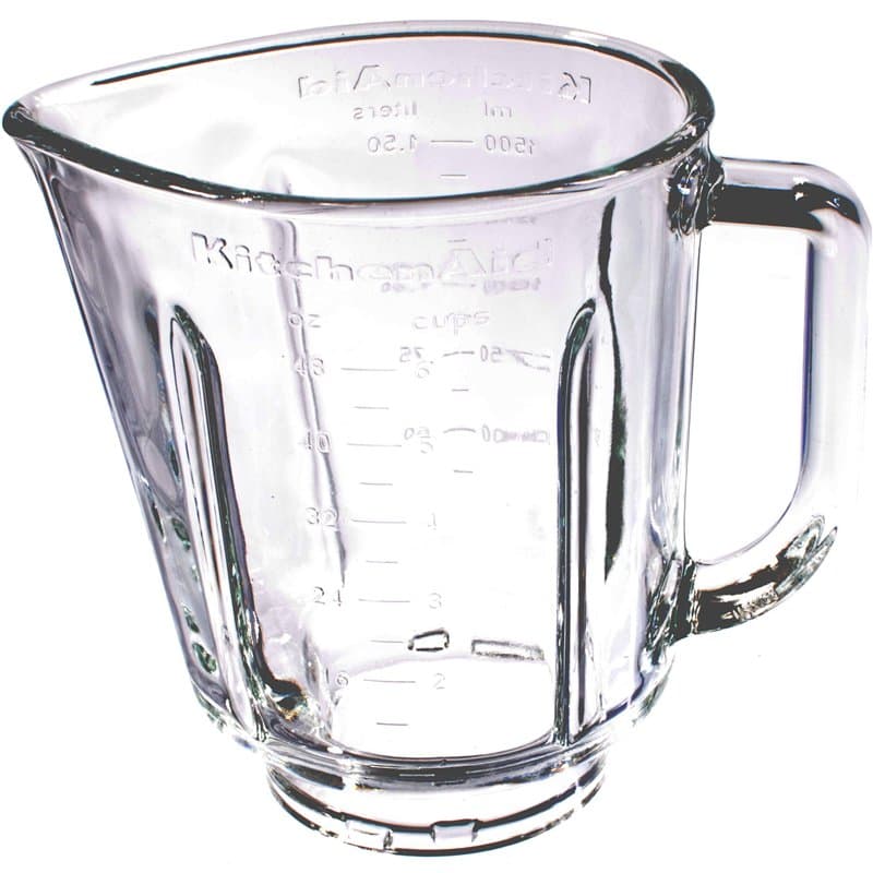 Nouveau pot/pichet en verre de rechange 1,5 l pour mélangeur sur socle KitchenAid (modèles commençant par KSB555, 5KSB555, KSB56