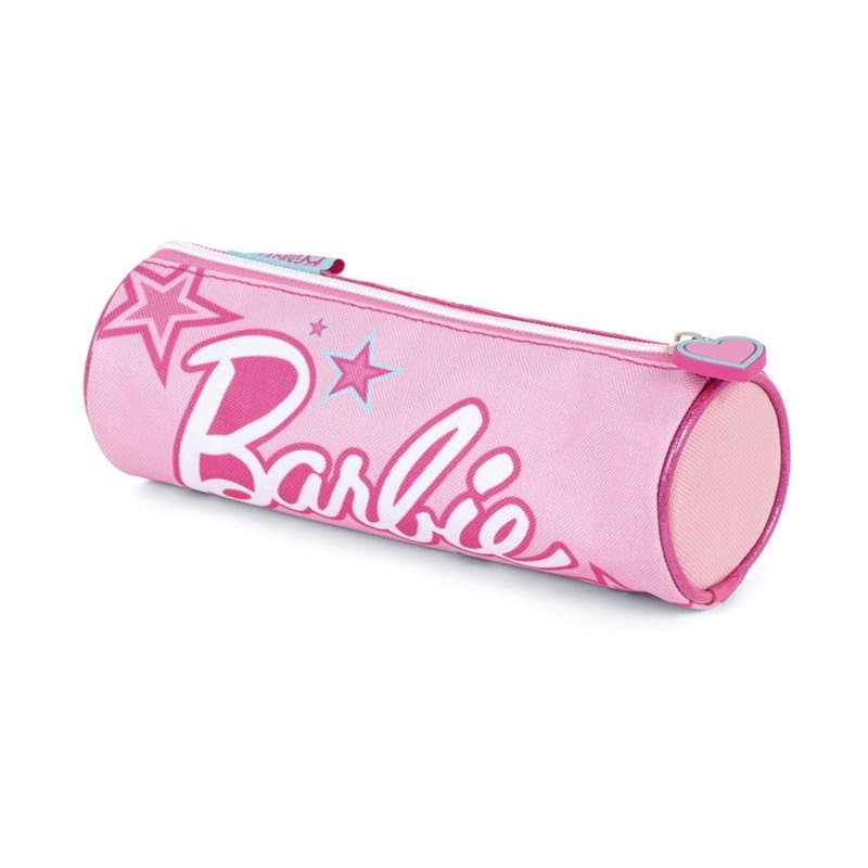 Barbie Trousse à Crayons pour Filles, Ensemble Scolaire au Poupées, Trousse de Toilette pour Enfants, Fournitures Scolaires pour