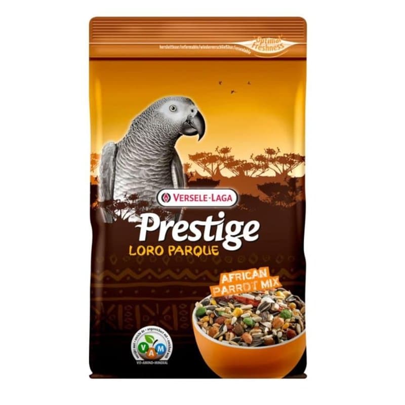 Versele-Laga Prestige Loro Parque African Parrot Mix | 2,5 kg | Aliment complémentaire pour perroquets africains | Mélange de gr