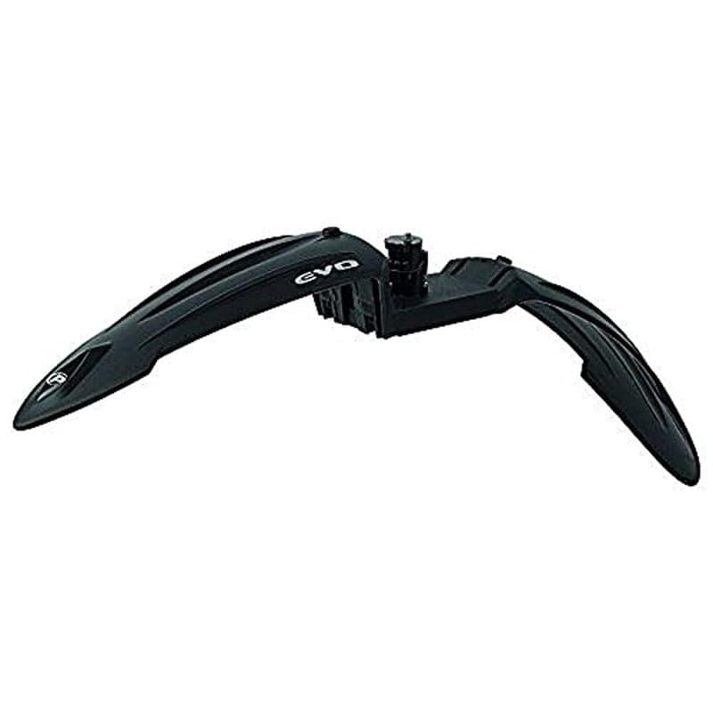 Polisport Mudguard Cross Country EVO-26/27,5"/29"-Front Suspension Fork Garde-Boue Adulte Unisexe, Noir, Taille Unique