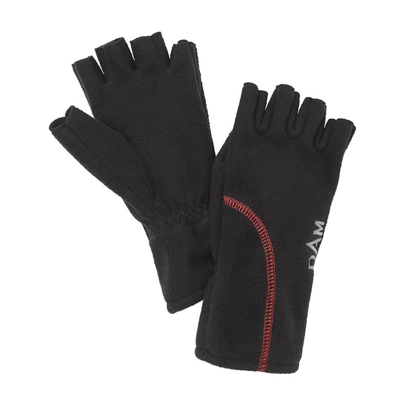 DAM Gants Dryzone, Vêtements de Pêche, Gants de Pêche, Unisexe, Noir, Moyen