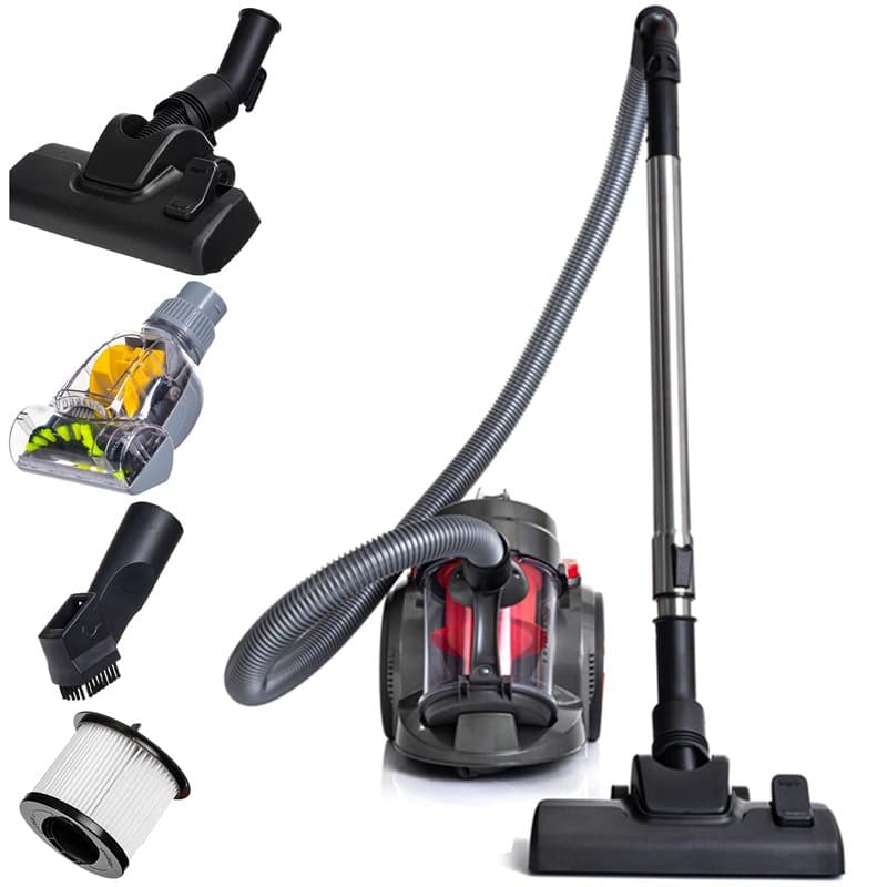 Lehmann LHOCV-7018 Tinosa Aspirateur sans Sac Cyclonique, 4000 W, Aspirateur Puissant avec Une Grande Puissance d'aspiration, HE
