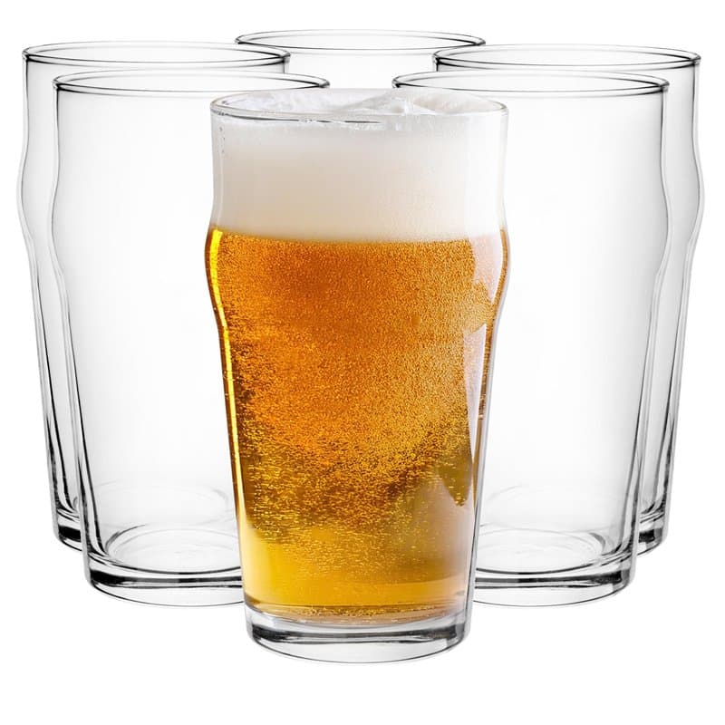 Glasmark Krosno Ensemble De Verres À Bière Set De Verres À Bière 6X0,53L Chope De Bière Verres À Bière Artisanale