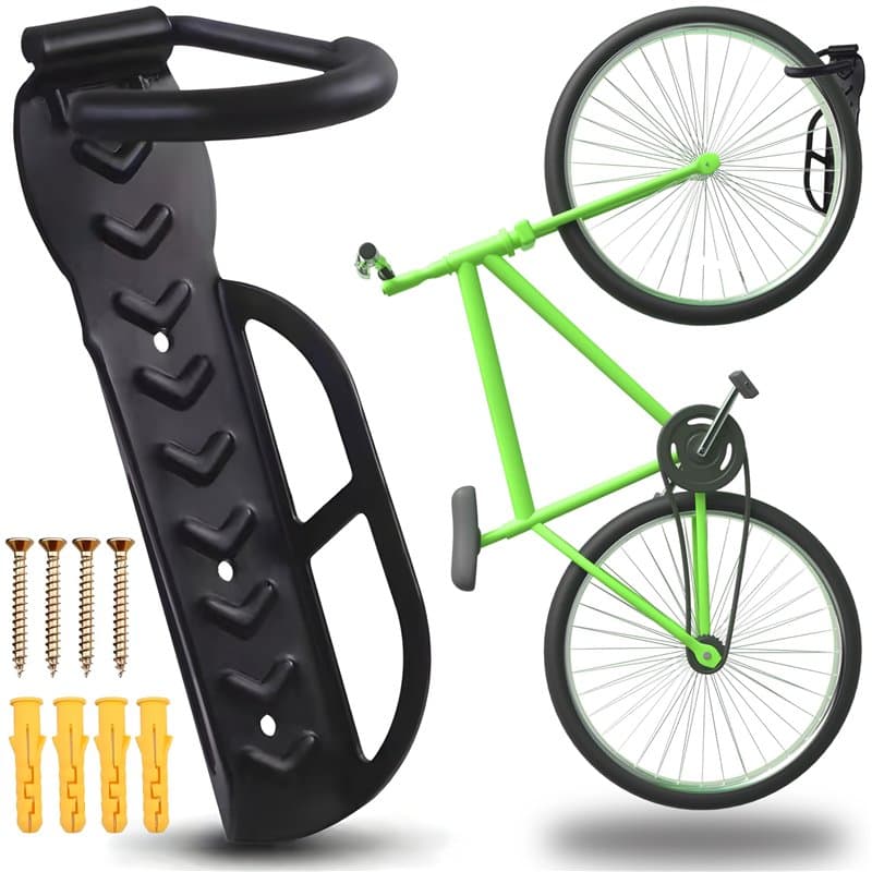 Retoo Support Mural pour vélos Support mural pour vélo Support pour vélo Montage Vertical pour vélos électriques VTT vélo de Cou