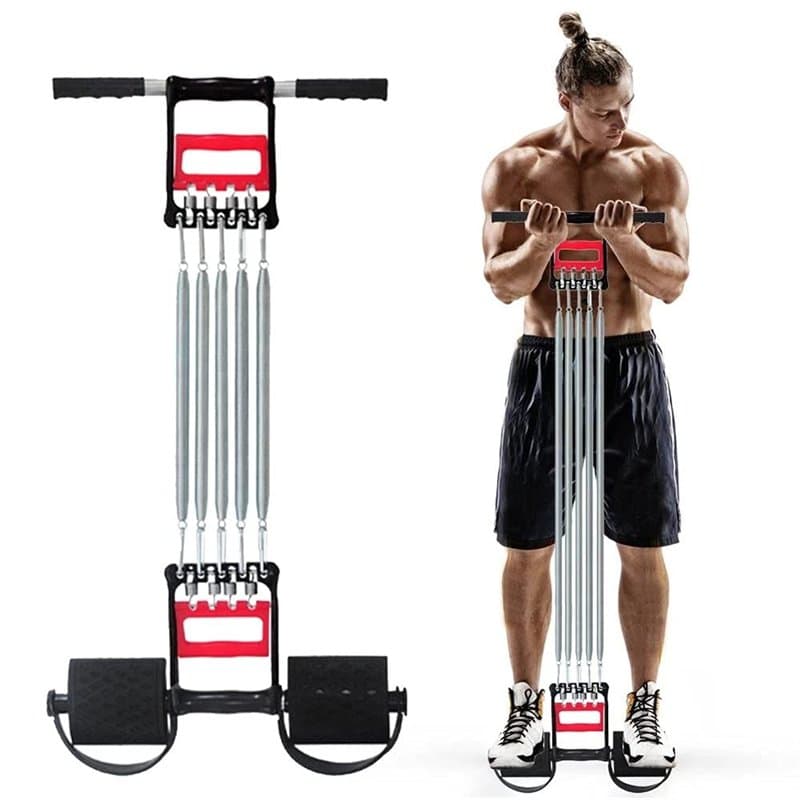 Tummy Tondeuse Main Pince Expander Poitrine Covvy 3 en 1 Pull-up Bars Printemps Exerciseur Élastique Sit Up Tirer Corde Maison F