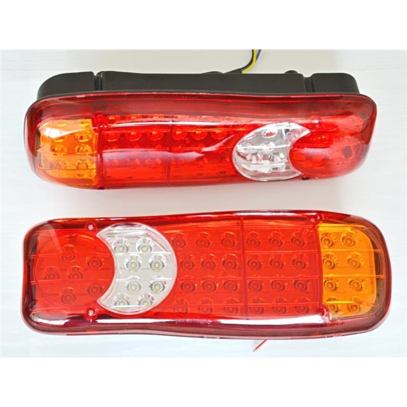 24/7Auto 2 x 12 V LED restauration Feux arrière 12 V pour camping-car Châssis de camion remorque Camion benne LKW caravane 5 fon