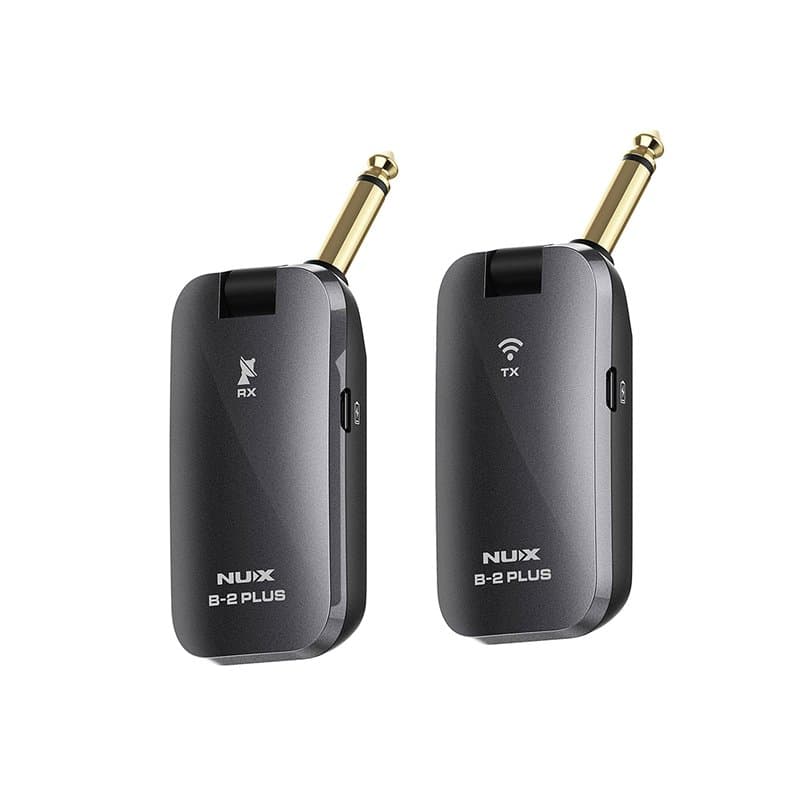 Système de guitare sans fil Nux B-2 Plus 2.4GHz, adaptateur sans fil (format de poche, autonomie de la batterie max. 7 heures, l