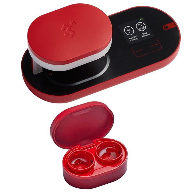 3N ReO2 Nettoyeur de Lentilles de Contact, Technologie d'Électrophorèse, avec Miroir et Pince, Nettoyage en Profondeur des Lenti