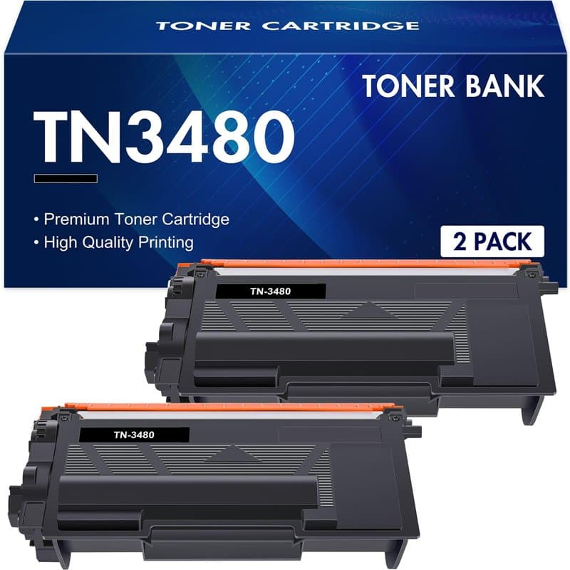 Toner Bank TN3480 Cartouche de Toner Compatible pour Brother TN-3480 TN3480 TN-3430 TN3430 TN 3480 TN 3430 HL-L5100DN MFC-L5750D