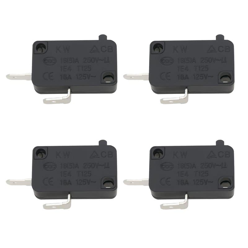 Be In Your Mind 4pcs Micro-interrupteurs 16 A 250 V 36,9 X 16 X 10 Mm Micro-interrupteurs de Fin de Course pour Appareils électr
