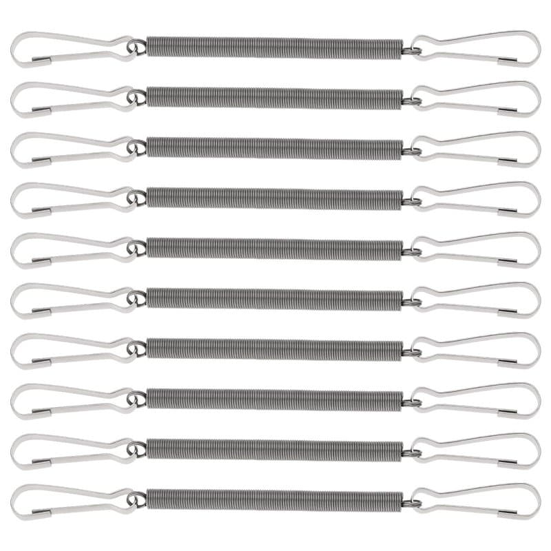 Create idea Lot de 10 crochets à ressort en acier inoxydable pour porte-bouteille d'eau pour lapin, hamster, cochon d'Inde, cage