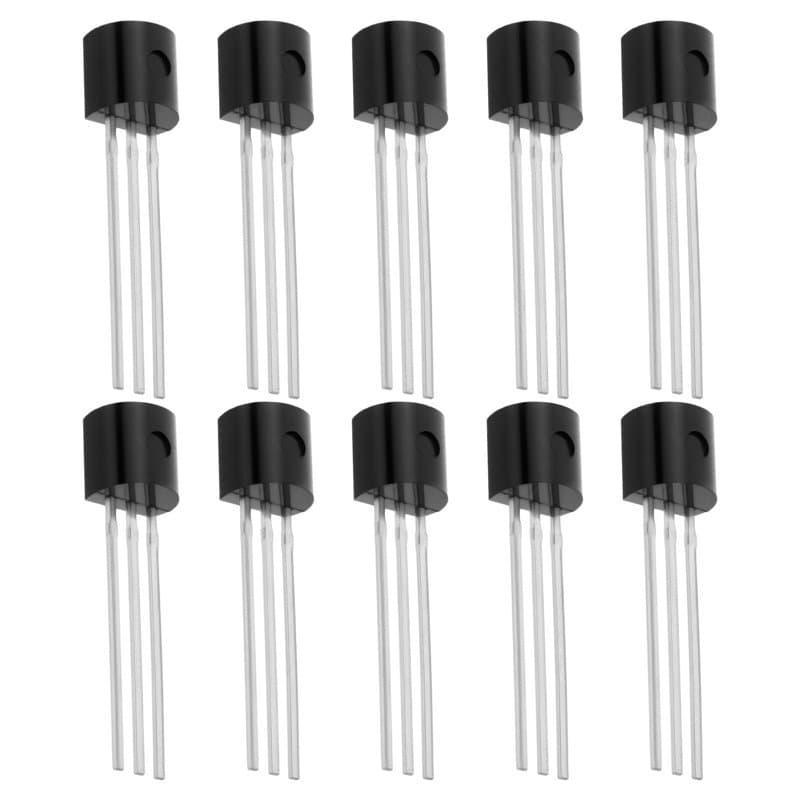 The Lord of the Tools Lot de 10pcs Transistors J201 50 MA 40 V JFET à Canal N TO-92 pour Circuits d'amplification Audio à Haute