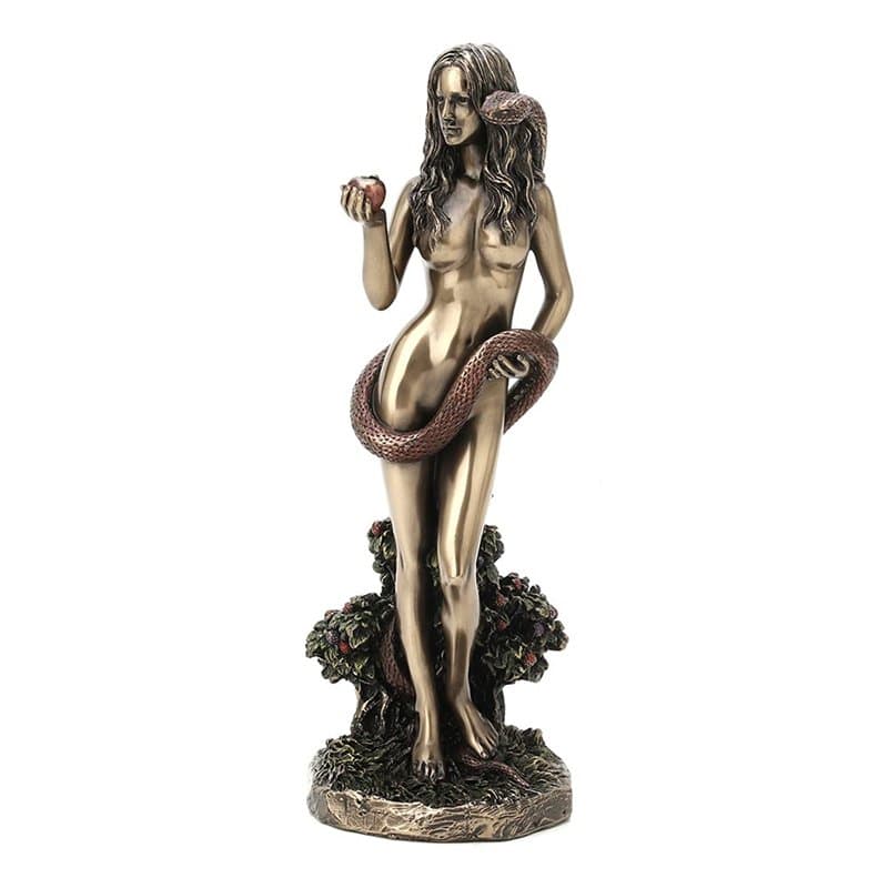 Veronese Design Sculpture Artistique en résine coulée à Froid Eve in The Garden of Eden - 24 cm de Haut - Objets Religieux de Co