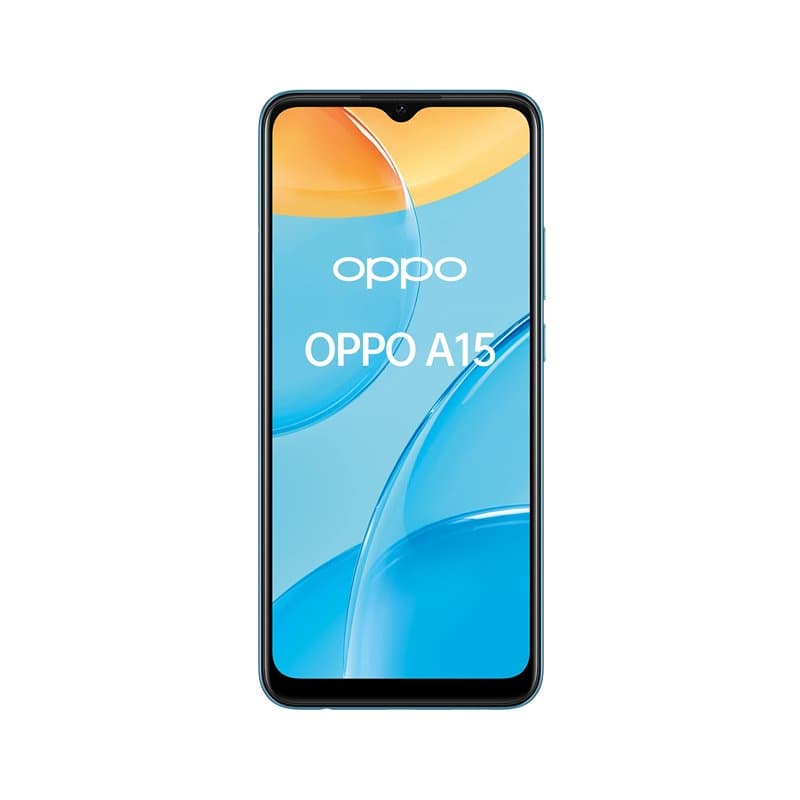 OPPO A15 Bleu Ténébreux - 32 Go – Triple Caméra avec IA – 13 MP – Jusqu’à 2 Jours d’autonomie - USB-C et Prise Jack 3.5mm - Andr