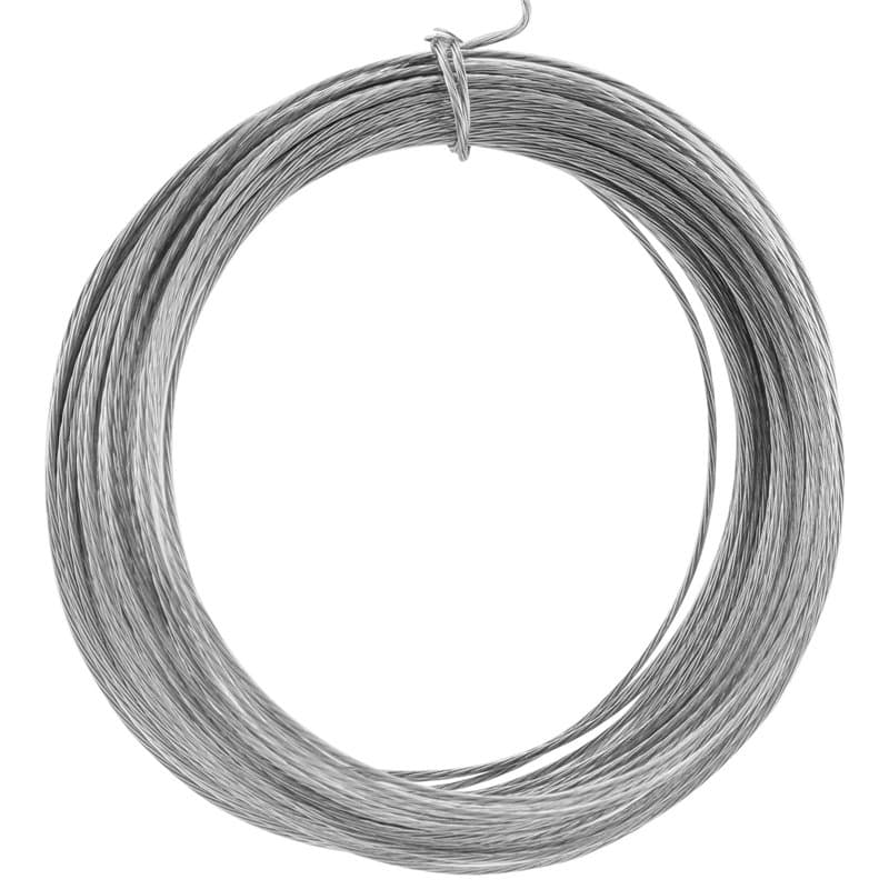 SAVITA 10m Cable Acier Gainé Tableau, Fil Suspendu Pour Photo Fil Métallique Cadre Photo Fil Suspendu Pour Miroirs Horloge Trava