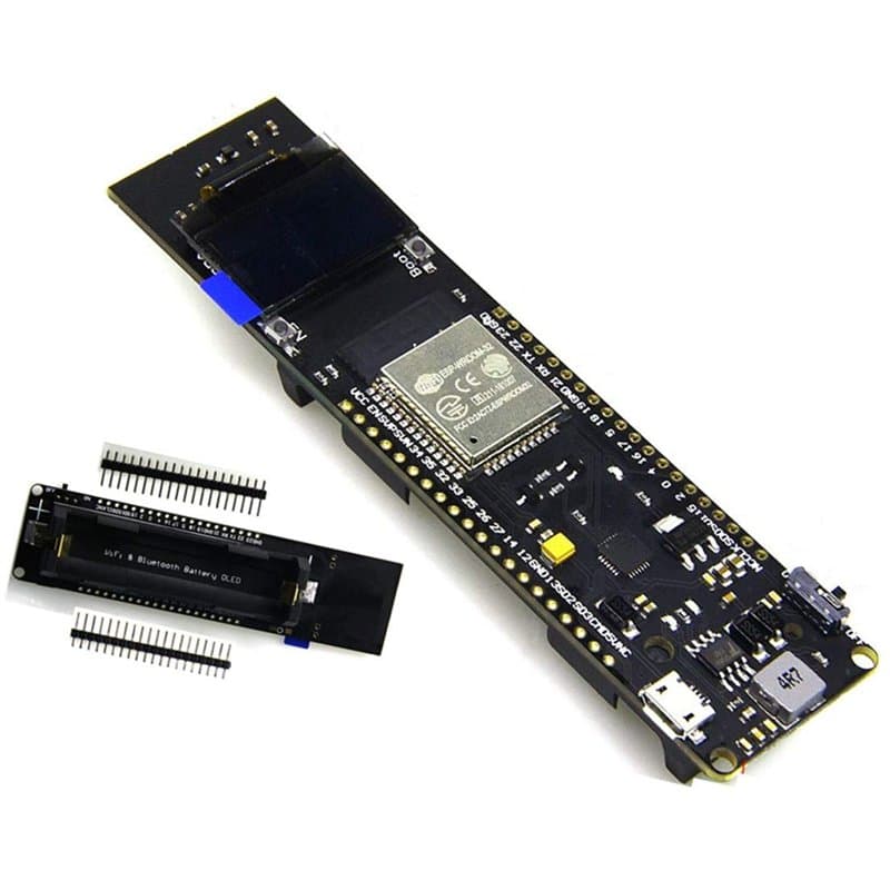 TECNOULAB 1 pièces WiFi Bluetooth Batterie ESP32 ESP-32 0.96 Pouces OLED Outil de développement WEMS TTGO