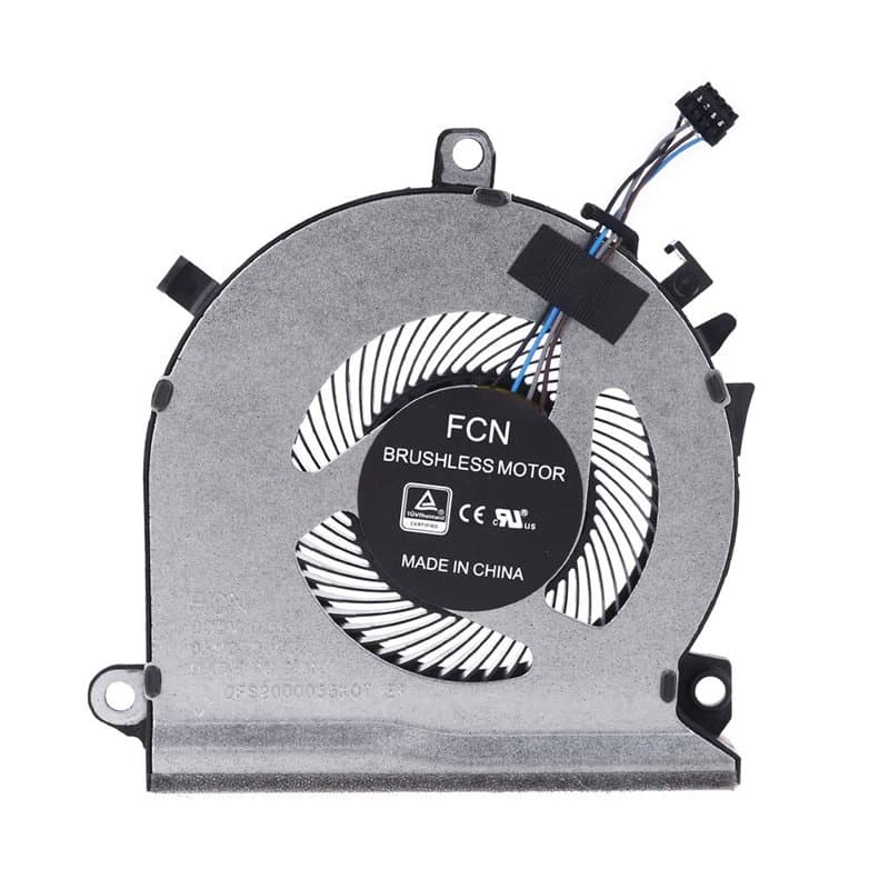 Buwei Nouveau Ventilateur de Refroidissement du processeur pour Ordinateur Portable pour 5 Jeux 15-EC 15-EC0016ax 15-EC0075ax L7