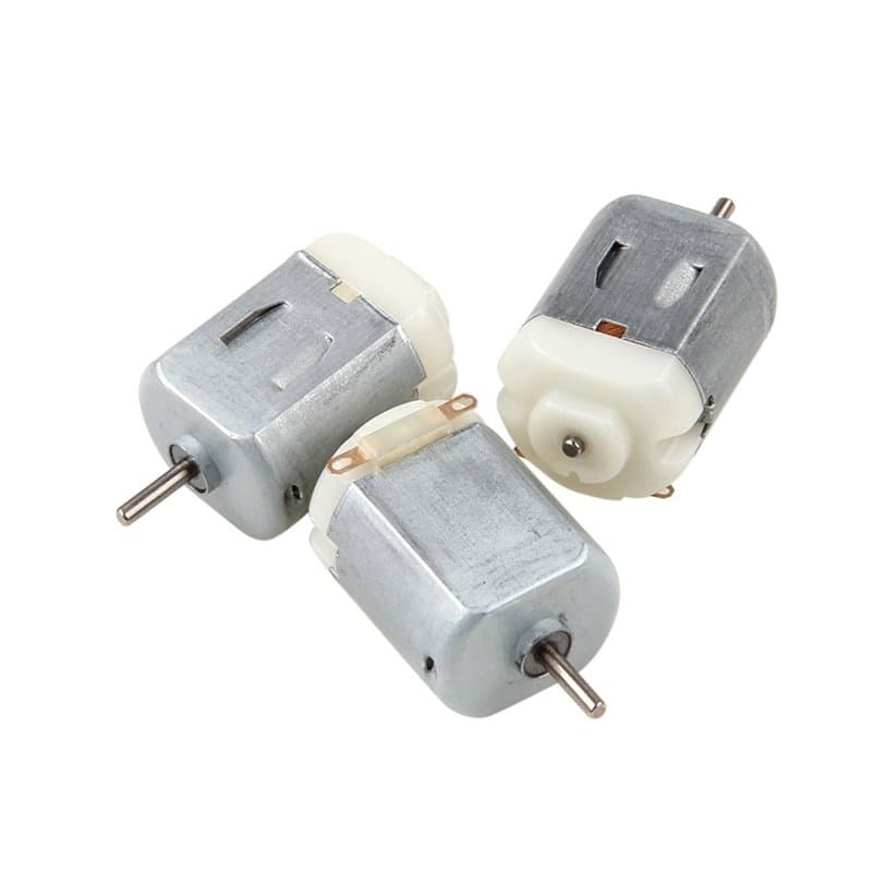 Buwei 3 pièces DC 3 V-6 V 130 Moteur à Courant continu Miniature pour Jouet électrique Voiture Robot Bricolage pièces