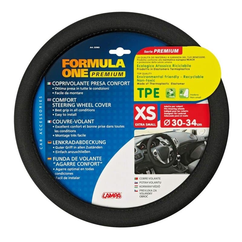 Lampa 32983 Formula One Housse de Volant en Polyester - XS - Ø 30/34 cm