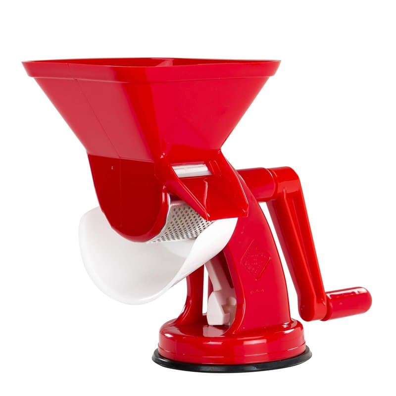 Rigamonti Velox Passatutto, Corps en polypropylène / Rouleau et poignée en nylon / Maille en acier inoxydable 18 / C, Rouge, 22,