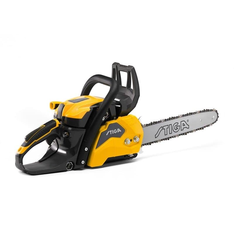 STIGA CS 540 (14') tronçonneuses - Moteur 1,6 kW 38,5 cc, guide 35 cm, carter en magnésium, pompe à huile automatique réglable,