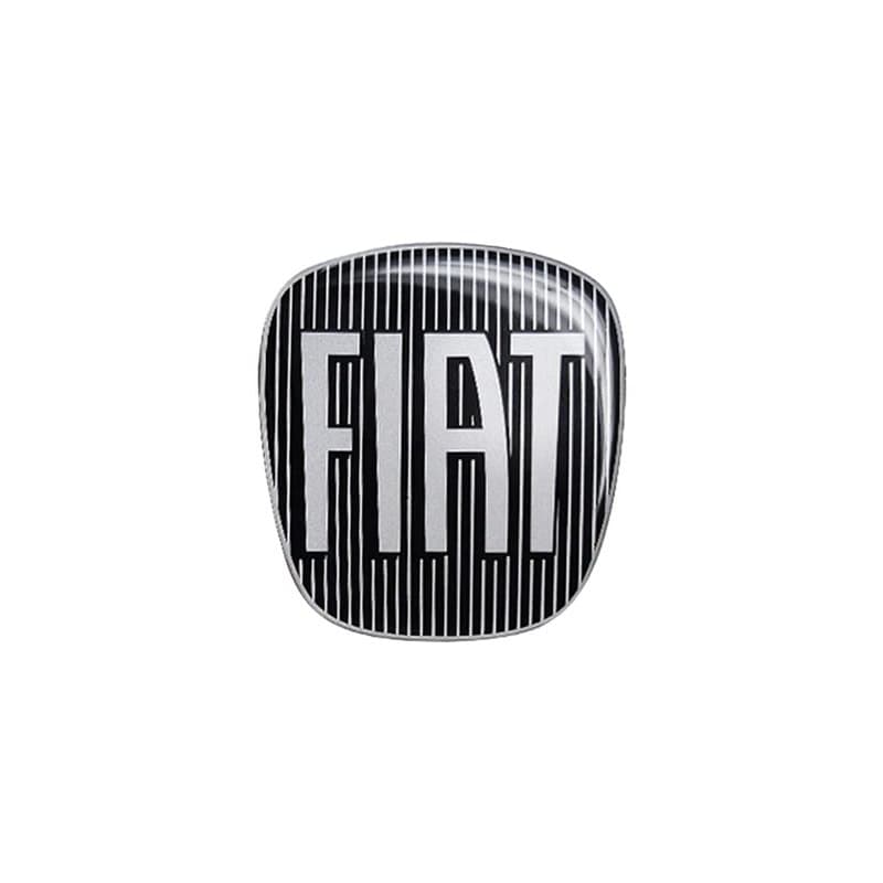 Fiat 14186E Autocollant 3D Remplacement Logo pour Grande Punto, Arrière, Noir