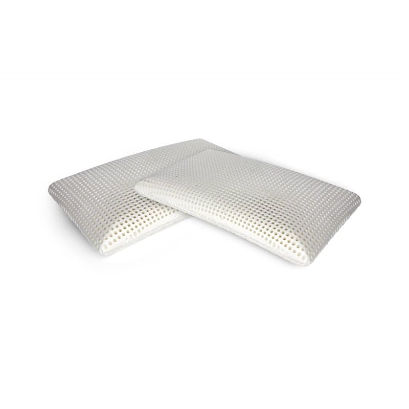 Talamo Italia - Lot de 4 oreillers pour lit, 100% Made in Italy, Oreiller Ergonomique Savon en Mousse à memoire de Forme perforé
