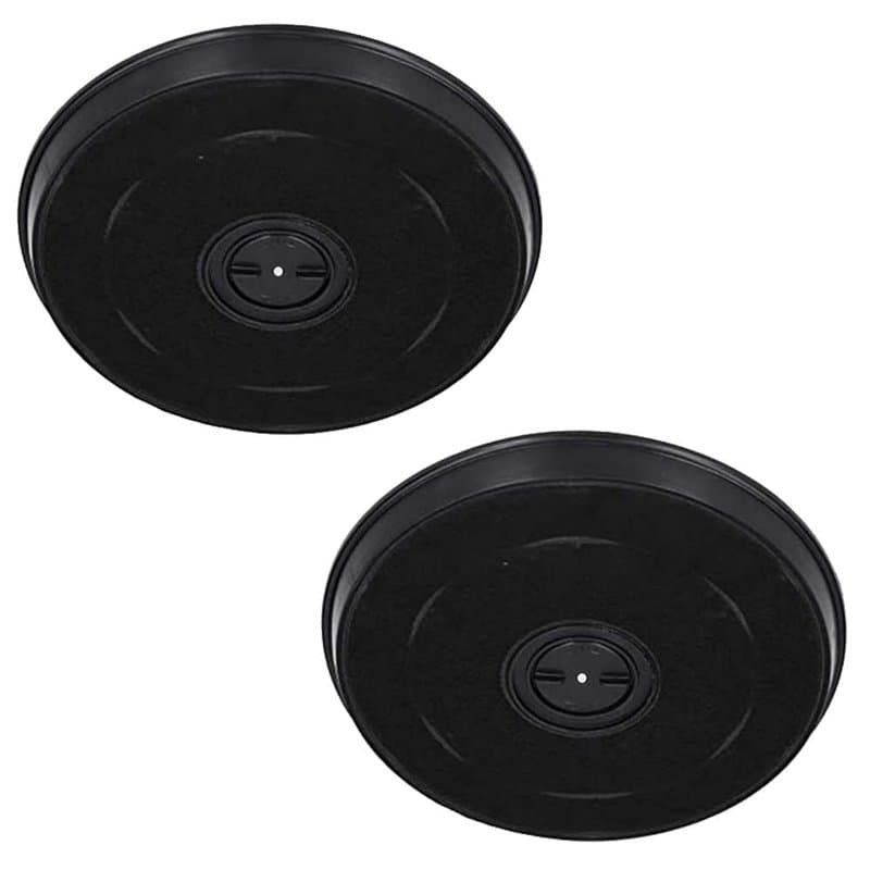 2 filtres hotte à Charbon Actif Compatible avec Faber diamètre 23 cm