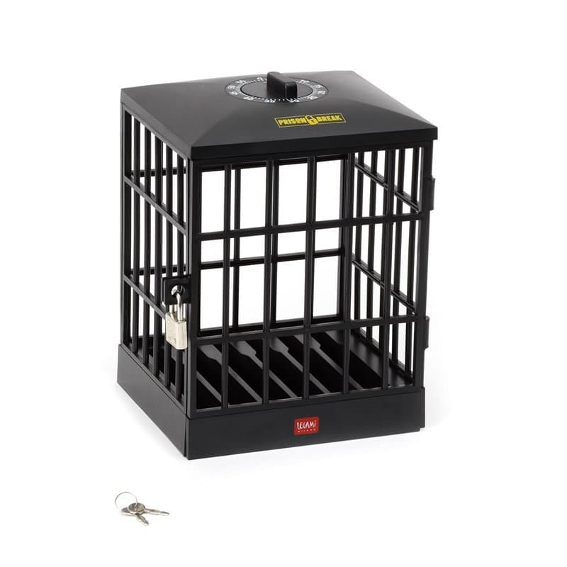 Legami - Prison de téléphone Portable, minuterie jusqu'à 60 Minutes, réglable manuellement, Comprend 1 Cadenas et 2 clés, 12,5 x