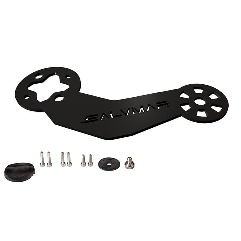 SALVIMAR Action Cam Support caméra pour arbalete Adulte Unisexe, Noir, Taille Unique
