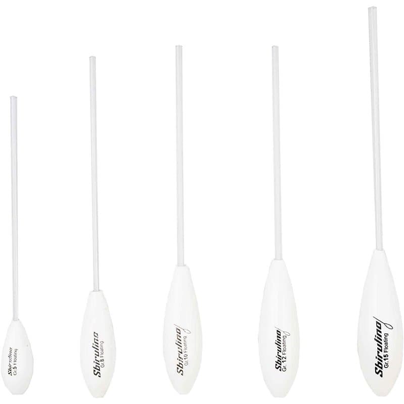 Sbirulino Kit bombette pêche Truite (Lot de bombardes flottantes 5-8-10-12-15 g)