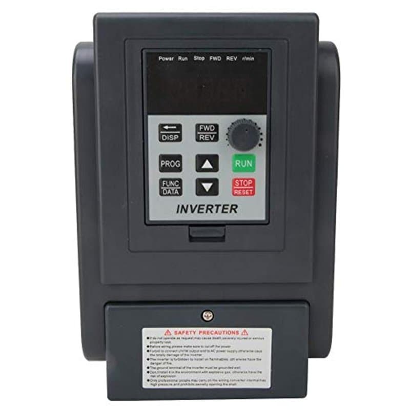 Fafeicy Convertisseur de Fréquence VFD 2.2KW, Monophasé 220VAC Entrée, Triphasé 380VAC, Régulateur de Vitesse Universel VFD, pou