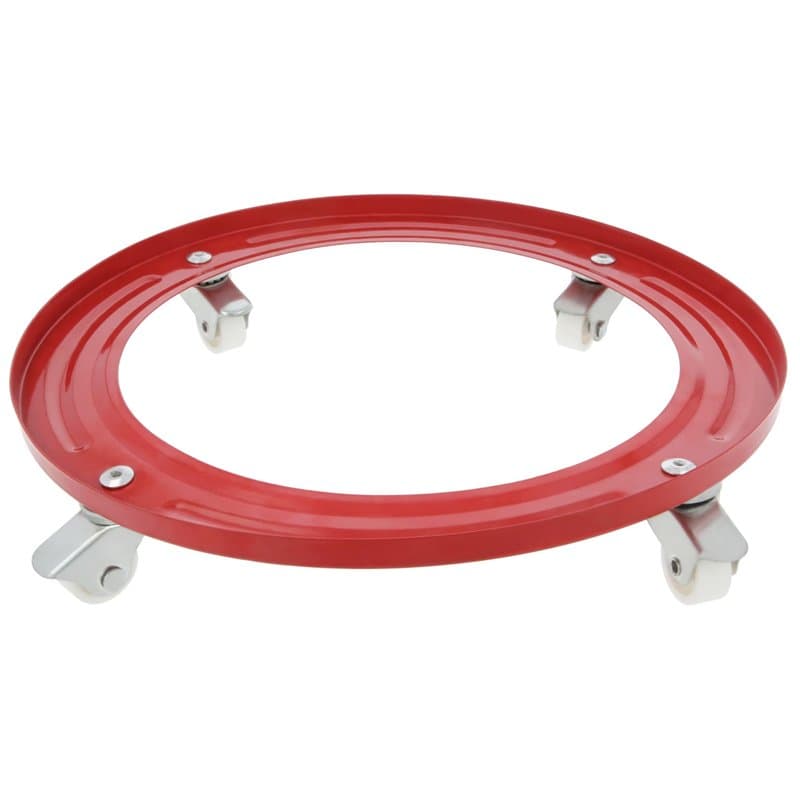 Amig - Support pour Bouteilles de Butane | Plateforme de Transport en Acier | Diamètre : Ø31 cm | avec 4 roulettes pivotantes |