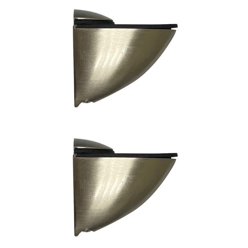 FontBrico A-1867051 Support d'étagères en bois ou en verre | Support d'étagère réglable | Pour objets de maximum 30 kg | Épaisse