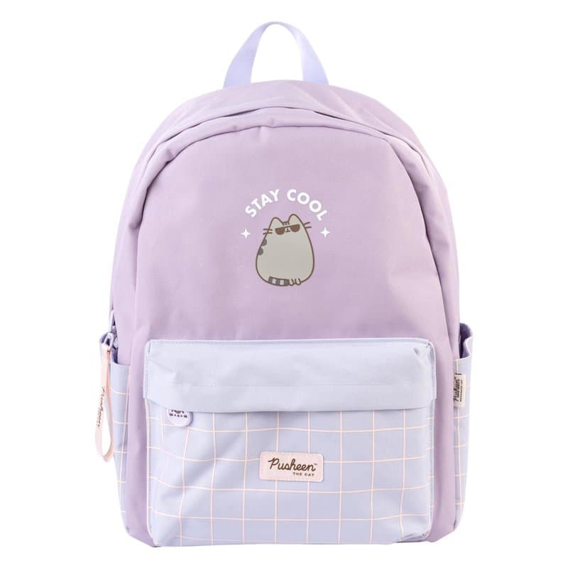 Grupo Erik - Sac à Dos Pusheen Violet | 20x29x42 cm | Sac à dos primaire, collège et lycée