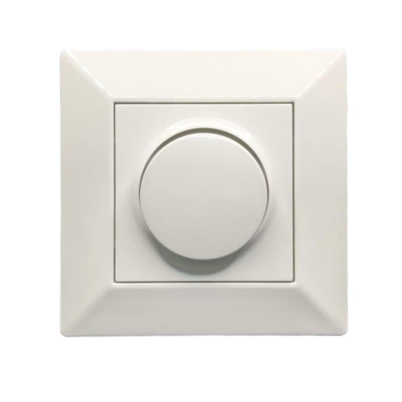Jandei - Variateur TRIAC 500 W avec variateur d'intensité, décoration murale intérieure, facile à installer, avec cadre et mécan