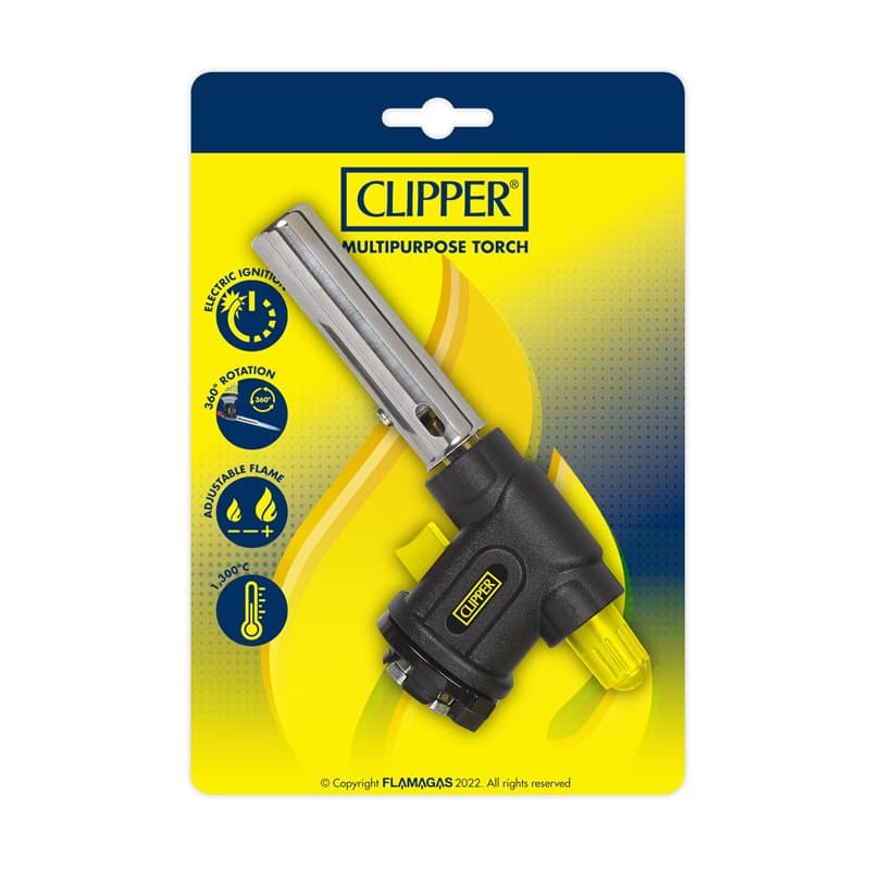 Clipper - Chalumeau multi-usages | Idéal pour flammer, caraméliser et utiliser sur les barbecues | Cuisine & Camping | Torch Ada